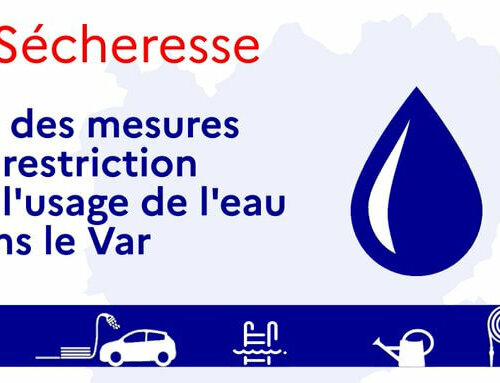 Info sécheresse : fin des restrictions d’eau dans le Var